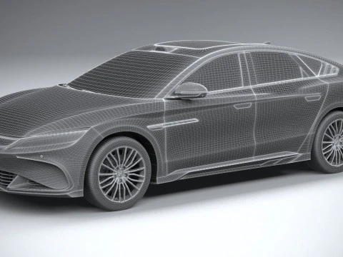 BYD Han 2025 3D Model