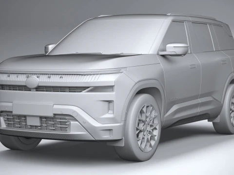 Tata Sierra 2025 3D Model