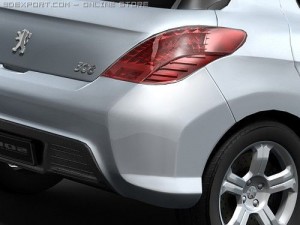 Peugeot 308 midpoly Modèle 3D