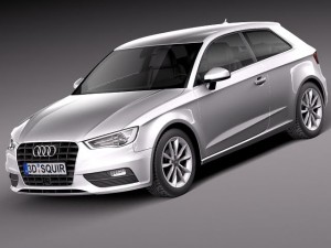 Audi A3 2013 3D Model