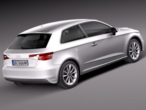 Audi A3 2013 3D Model