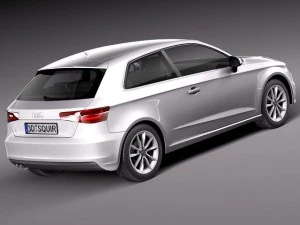 Audi A3 2013 3D Model
