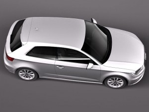 Audi A3 2013 3D Model