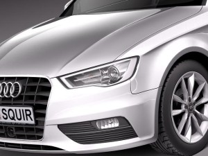 Audi A3 2013 3D Model