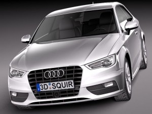 Audi A3 2013 3D Model