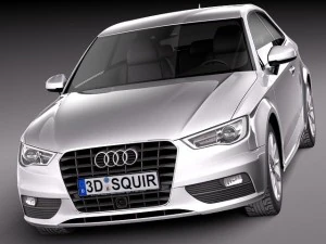 Audi A3 2013 3D Model