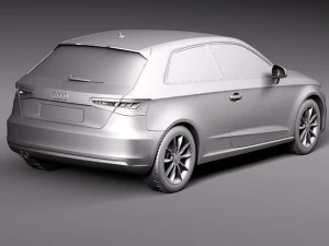 Audi A3 2013 3D Model