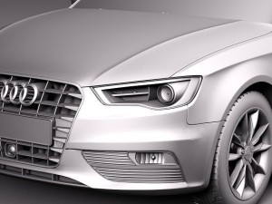 Audi A3 2013 3D Model