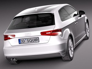 Audi A3 2013 3D Model