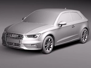 Audi A3 2013 3D Model