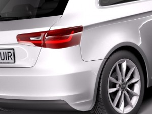 Audi A3 2013 3D Model