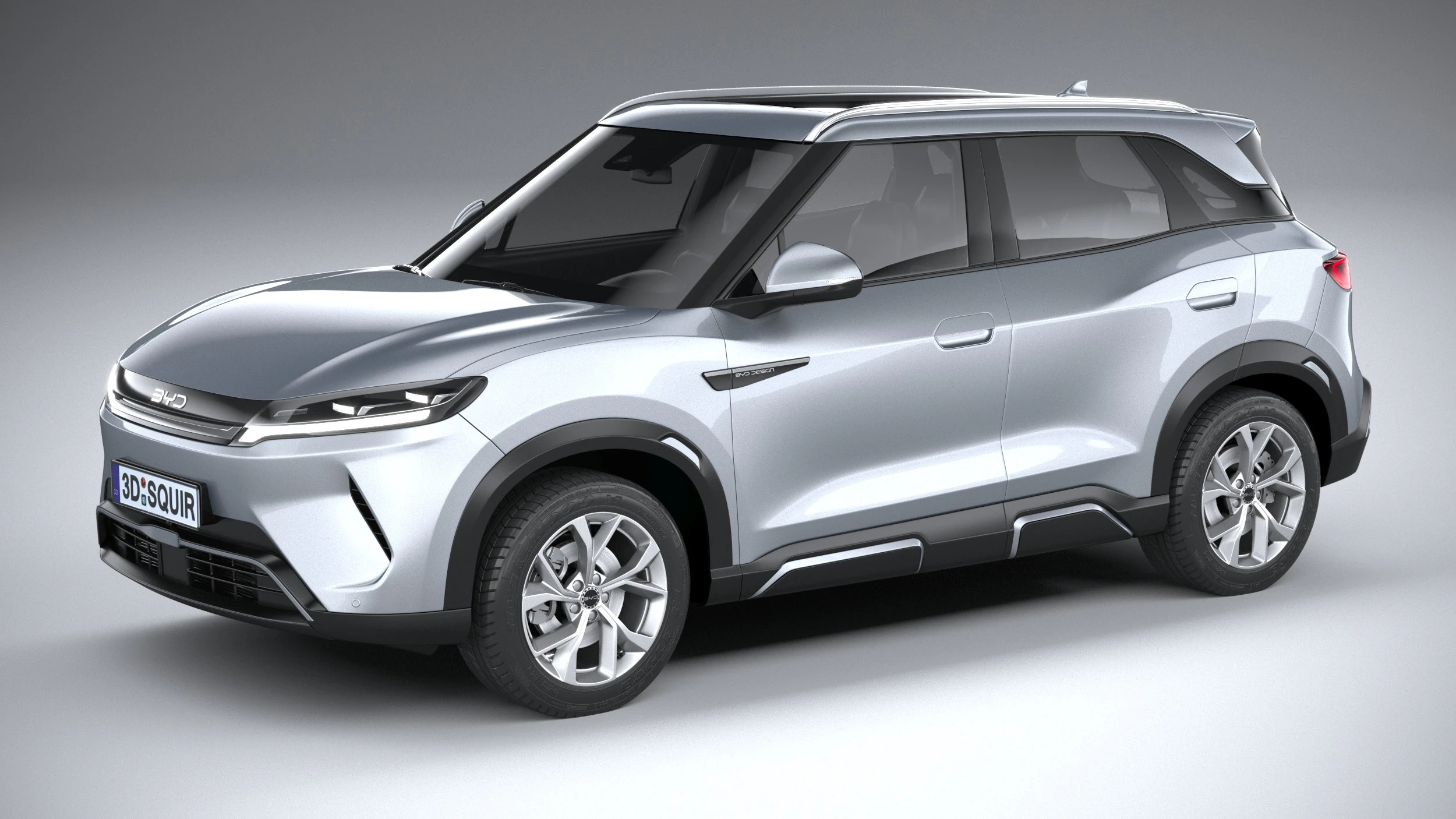 BYD Atto 2 2025 3D Model .c4d .max .obj .3ds .fbx .stl .blend 