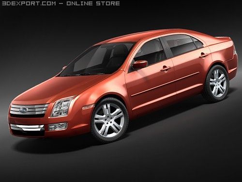 Fusion USA midpoly 3D 모델 .c4d .max .obj .3ds .fbx .stl .blend 