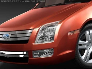 Fusione USA midpoly Modello 3D