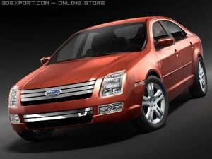 Fusione USA midpoly Modello 3D