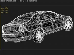 Fusion USA midpoly 3D 모델
