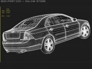 Fusione USA midpoly Modello 3D