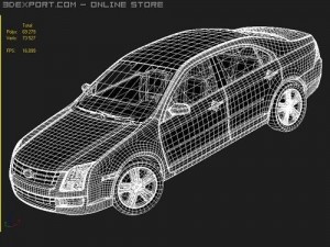 Fusion USA midpoly 3D 모델