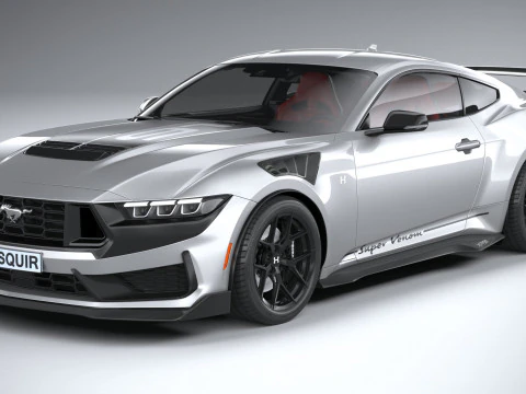 Hennessey 超级毒液野马黑马 2025 3D 模型