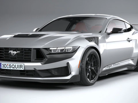 Hennessey 超级毒液野马黑马 2025 3D 模型