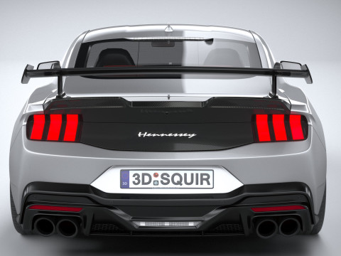 Hennessey Super Venom Mustang Dark Horse 2025 3D 모델