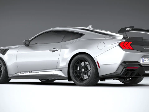 Hennessey 超级毒液野马黑马 2025 3D 模型