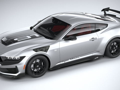 Hennessey Super Venom Mustang Dark Horse 2025 3D 모델