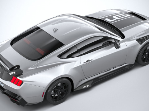 Hennessey Super Venom Mustang Dark Horse 2025 3D 모델