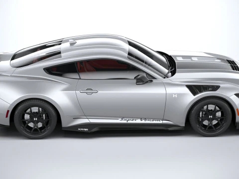 Hennessey 超级毒液野马黑马 2025 3D 模型