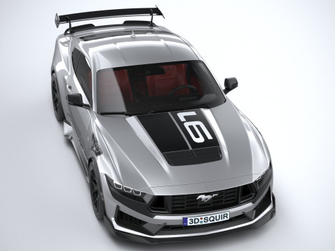 Hennessey Super Venom Mustang Dark Horse 2025 3D 모델