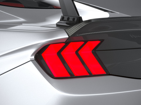 Hennessey Super Venom Mustang Dark Horse 2025 3D 모델