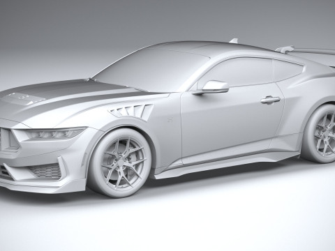 Hennessey Super Venom Mustang Dark Horse 2025 3D 모델