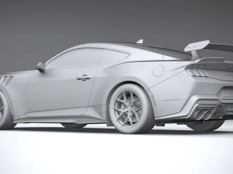 Hennessey 超级毒液野马黑马 2025 3D 模型