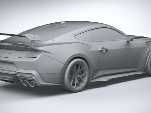 Hennessey 超级毒液野马黑马 2025 3D 模型