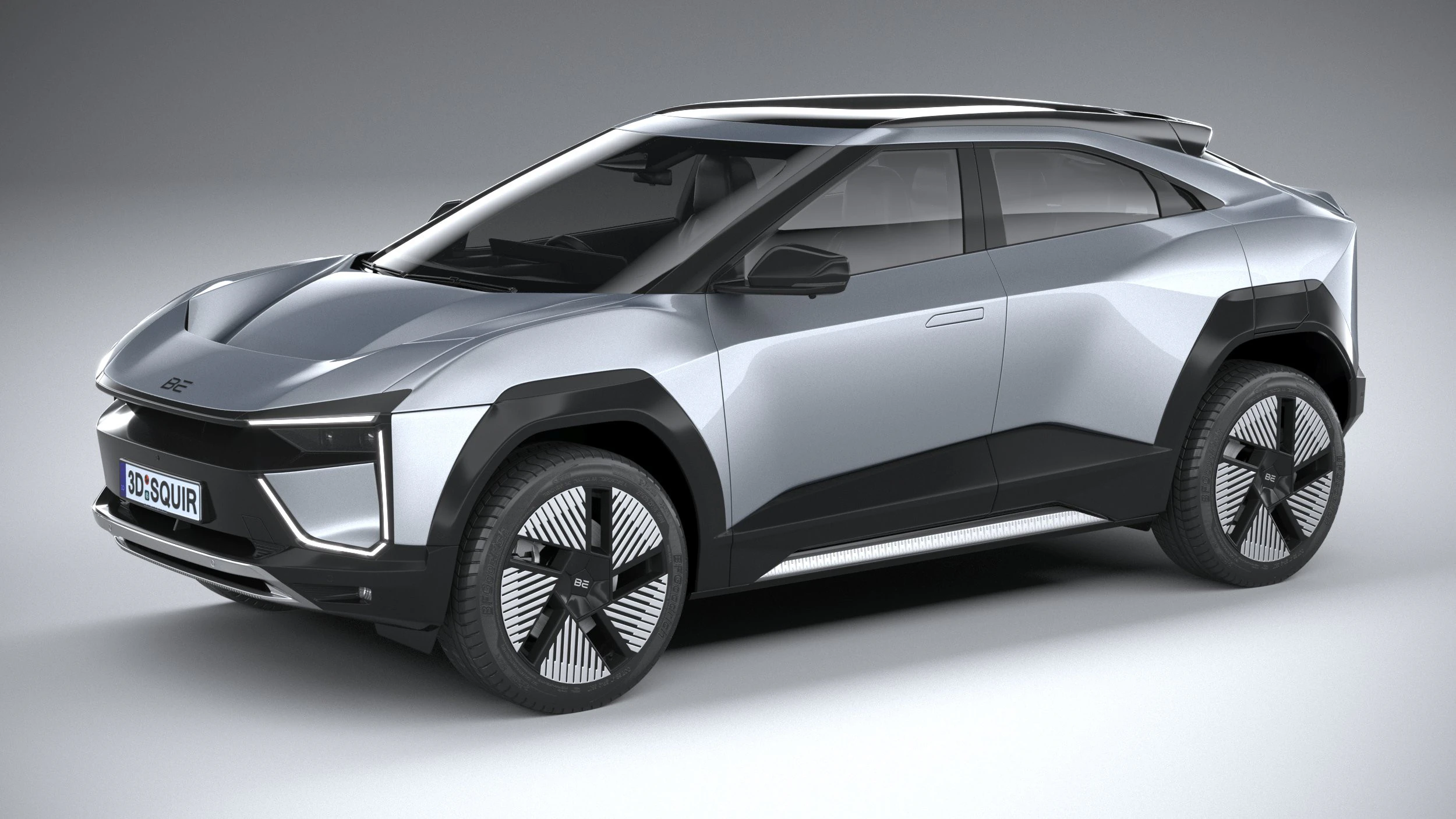 Mahindra BE 6 2025 3D Model .c4d .max .obj .3ds .fbx .stl .blend 