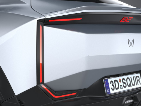 Mahindra BE 6 2025 Modello 3D