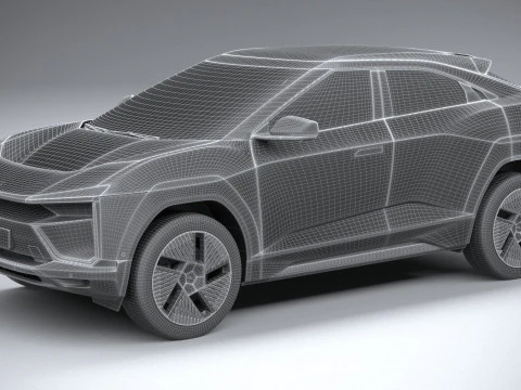 Mahindra BE 6 2025 3D Model