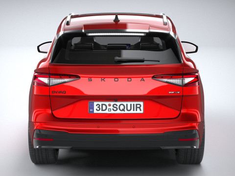 Skoda Enyaq with Interior 2025 3D 模型