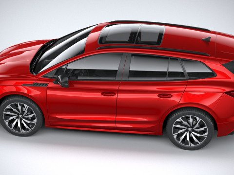 Skoda Enyaq with Interior 2025 3D 模型