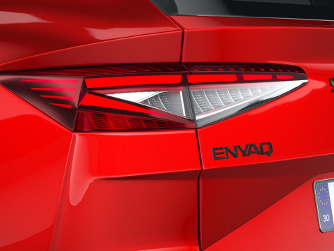 Skoda Enyaq with Interior 2025 3D 模型