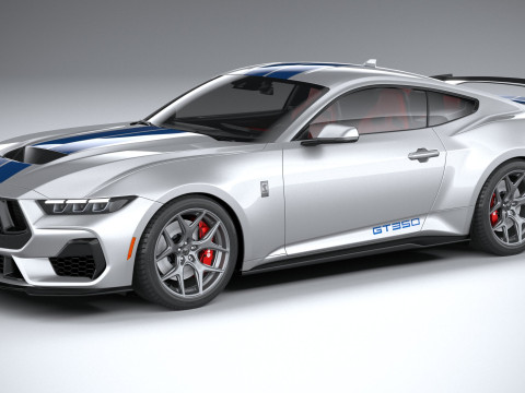 Shelby GT350 2025 Model 3D