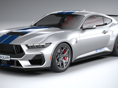 Shelby GT350 2025 Model 3D