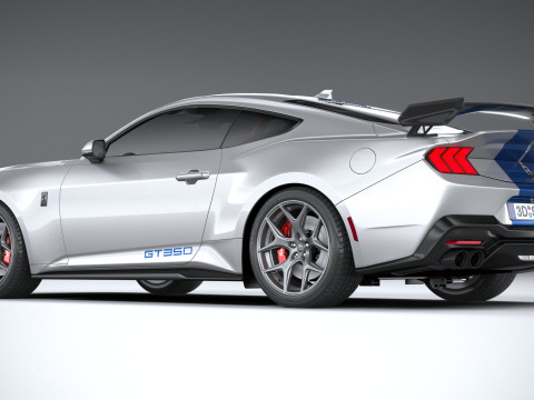 Shelby GT350 2025 Model 3D