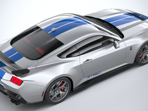Shelby GT350 2025 Model 3D