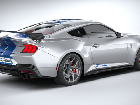Shelby GT350 2025 Model 3D