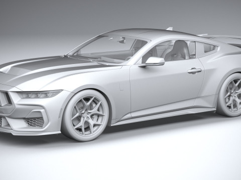Shelby GT350 2025 Model 3D