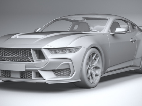 Shelby GT350 2025 Model 3D