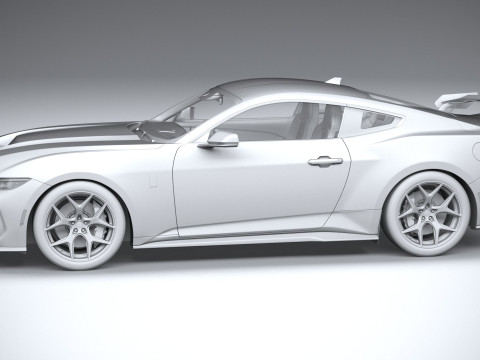 Shelby GT350 2025 Model 3D