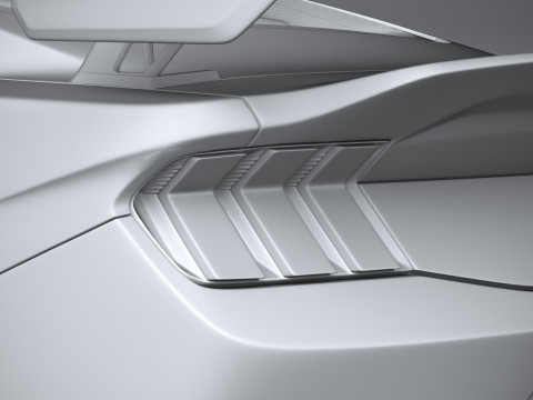 Shelby GT350 2025 Model 3D