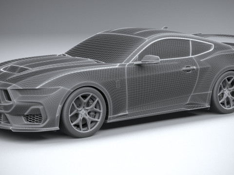 Shelby GT350 2025 Model 3D